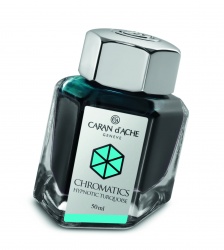 CA1Z-MLT90 Carandache CHROMATICS. Флакон с чернилами Carandache Chromatics  Hypnotic turquoise чернила 50мл