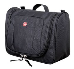 GS184061429 Wenger. Несессер WENGER  &laquo;TOILETRY KIT&raquo;,  дорожный, черный, 27х11х22 см