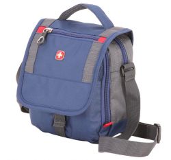 GS1840611150 Wenger. Сумка-планшет WENGER, синий/серый, полиэстер, 15х5х22 см