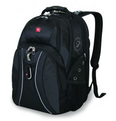 GS184061317 Wenger. Рюкзак WENGER, 15” ,черный/серый, полиэстер 900D, 34х23х47 см, 36 л