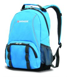 GS184061315 Wenger. Рюкзак WENGER, голубой/серый, полиэстер 600D/добби, 32х14х45 см, 20 л