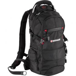 GS184061389 Wenger. Рюкзак WENGER, чёрный/красный, полиэстер 1200D PU, 23х18х47 см, 22 л