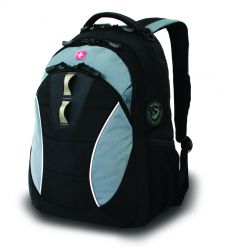 GS184061330 Wenger. Рюкзак WENGER, 13" , черный/серый, полиэстер, 32х15х46 см, 22 л