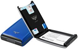 GS184061605 TRU VIRTU RAZOR. Визитница TRU VIRTU RAZOR, светло-синего цвета, 104x68x20 мм