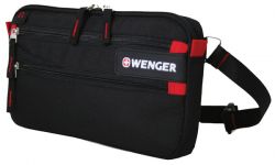 GS1840611144 Wenger. Сумка на пояс WENGER, черный, полиэстер 600D, 32х3х17.5 см