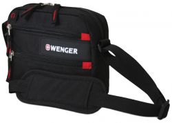 GS184061449 Wenger. Сумка для документов WENGER, черный, полиэстер 600D, 23x5x18 см
