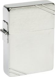 GR171113311 Zippo Зажигалки шиpокие. Зажигалка ZIPPO  Replica™ с покрытием Brushed Chrome, латунь/сталь, серебристая, матовая, 36x12x56 мм