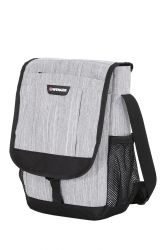GS1840611148 Wenger. Сумка наплечная вертикальная WENGER, cерая, ткань Grey Heather/ полиэстер 600D PU, 19 x 7 x 27 см