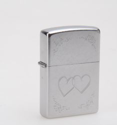 GR171113531 Zippo Зажигалки шиpокие. Зажигалка ZIPPO Classic с покрытием Street Chrome™, латунь/сталь, серебристая, матовая, 36x12x56 мм
