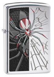 GR171113460 Zippo Зажигалки шиpокие. Зажигалка ZIPPO Classic с покрытием High Polish Chrome, латунь/сталь, серебристая, глянцевая, 36x12x56 мм