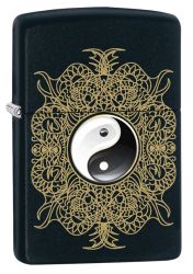 GR171113384 Zippo Зажигалки шиpокие. Зажигалка ZIPPO Classic с покрытием Black Matte, латунь/сталь, чёрная, матовая, 36x12x56 мм