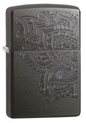 GR171113437 Zippo Зажигалки шиpокие. Зажигалка ZIPPO Classic с покрытием Gray, латунь/сталь, серая, матовая, 38x13x57 мм