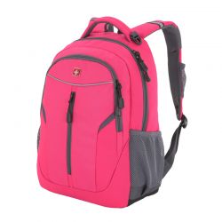 GS184061344 Wenger. Рюкзак WENGER, розовый/серый, полиэстер 600D/420D, 32x15x45 см, 22 л