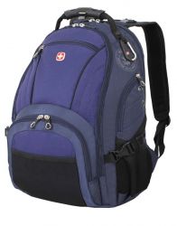 GS184061322 Wenger. Рюкзак WENGER, 15”,синий/чёрный, полиэстер 900D/хонейкомб, 35x19x44 см, 29 л