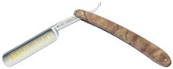 GS184061907 DOVO. Бритва опасная Dovo, ручка- оливковое дерево, 5/8", 1/1