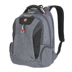 GS184061365 Wenger. Рюкзак WENGER 15&#39;&#39; &laquo;SCANSMART&raquo;, cерый, ткань Grey Heather/ полиэстер 600D PU , 32х24х46 см, 34 л