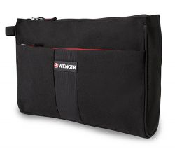 GS184061436 Wenger. Несессер WENGER, черный, полиэстер, 31x8x22 см