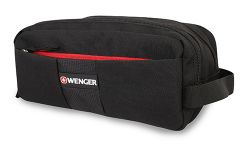GS184061431 Wenger. Несессер WENGER, цвет черный, полиэстер, 27x15x15 см