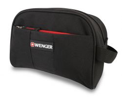 GS184061432 Wenger. Несессер WENGER, черный, полиэстер, 20х7х16см