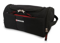 GS184061435 Wenger. Несессер WENGER, черный, полиэстер, 28х16х16 см
