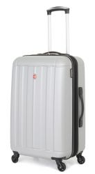 GS184061540 SWISSGEAR. Чемодан SWISSGEAR USTER, серебристый, АБС-пластик, 47x29x77 см, 94 л