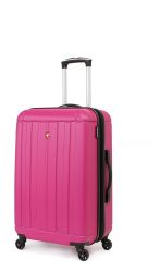 GS184061501 SWISSGEAR. Чемодан SWISSGEAR USTER, розовый, АБС-пластик, 41x26x58 см, 62 л