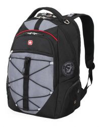 GS184061320 Wenger. Рюкзак WENGER, 15”,чёрный/серый, полиэстер 900D/М2 добби, 34x19x46 см, 30 л