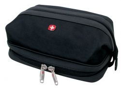 GS184061437 Wenger. Несессер WENGER, черный, полиэстер, ПВХ, 1680D, 31х17х16 см