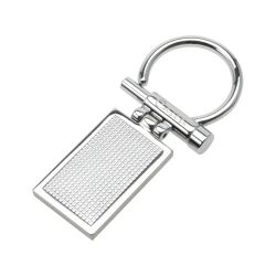 GR1711138 CASETI Элегантные мужские украшения. Брелок "Caseti", сталь с матовым покрытием, 6,3 x 2,6 x 0,4 см