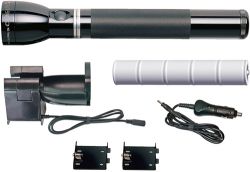 GR1711131618 Maglite. Фонарь MAGLITE Mag Charger (галоген), аккумуляторный (с зарядным устройством), черный, 32 см, в картонной коробке