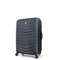 GS184061474 Wenger. Чемодан WENGER FRIBOURG, черный, АБС-пластик, 41x27x69 см, 64 л