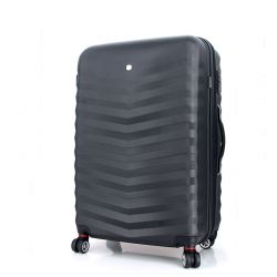 GS184061473 Wenger. Чемодан WENGER FRIBOURG, черный, АБС-пластик, 46x30x79 см, 97 л