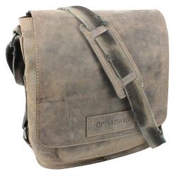 GS184061587 Wenger. Сумка наплечная вертикальная А4 WENGER "STONEHIDE", коричневый, кожа, 35х13x36 см