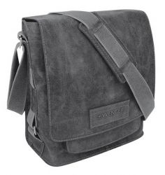 GS184061586 Wenger. Сумка наплечная вертикальная А4 WENGER "ARIZONA", черный, кожа, 35х13х36 см