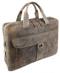 GS184061573 Wenger. Портфель на молнии WENGER "ARIZONA", коричневый, мягкая кожа, 55x11x40 см
