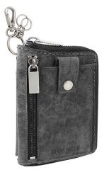 GS184061553 Wenger. Портмоне WENGER Arizona, на молнии, черный, воловья кожа, 11,5?2,5?16,5 см