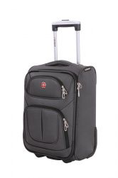 GS184061529 Wenger. Чемодан WENGER SION, серый, полиэстер 750x750D добби, 30,5 x 15,2 x 43  см, 22 л
