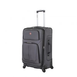 GS184061486 Wenger. Чемодан WENGER SION, серый, полиэстер 750x750D добби, 41x26x70 см, 56 л