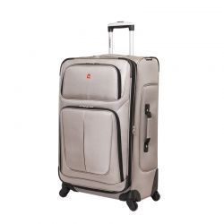 GS184061482 Wenger. Чемодан WENGER SION, светло-серый, полиэстер 750x750D добби, 46x29x80 см, 90 л