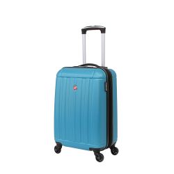 GS184061488 Wenger. Чемодан WENGER USTER, голубой, АБС-пластик, 34x22x55 см, 37 л