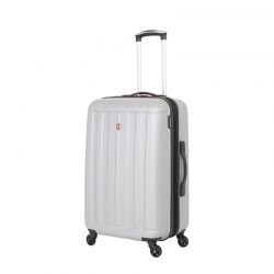 GS184061491 Wenger. Чемодан WENGER USTER, серебристый, АБС-пластик, 41x26x58 см, 62 л