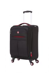 GS184061519 Wenger. Чемодан WENGER AROSA, черный, полиэстер 750x750D добби, 48,3 x 18 x 34,4 см, 30 л