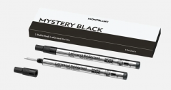 MB3Z-MLT77 Montblanc запчасти. Стержень для ручки-роллера Montblanc 2 шт. LeGrand Refills Medium Mystery Black