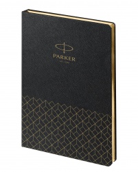 PR220413742 Parker Аксессуары. Ежедневник недатированный, черный c нанесением Logo Parker