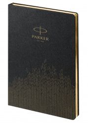 PRB0220413742 Parker Аксессуары. Ежедневник, недатированный, черный c нанесением Logo Parker