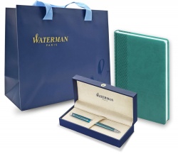 WTRPRTR2118240 Waterman Hemisphere. Подарочный набор: Шариковая ручка Waterman Hemisphere French riviera COTE AZUR в подарочной коробке и Ежедневник Brand