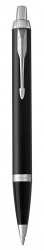 PR60B-MLT2 Parker IM. Шариковая ручка Parker IM Metal Black CT лак глянцевый, стержень: M, цвет чернил: blue, в подарочной упаковке.