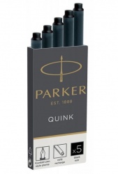 PR7Z-BLK1 Parker Комплектующие. Картридж с чернилами для перьевой ручки Z11, упаковка из 5 шт., цвет: Black