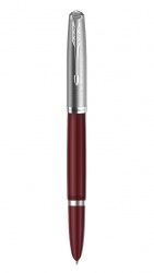 PR51F-RED2CT Parker Parker 51. Перьевая ручка Parker 51 CORE BURGUNDY CT, перо: F, цвет чернил: black/blue, в подарочной упаковке.