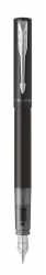 PR14F-BLK1C Parker Vector. Перьевая ручка Parker Vector XL Black CT цвет чернил blue, перо: F/M, в подарочной упаковке.